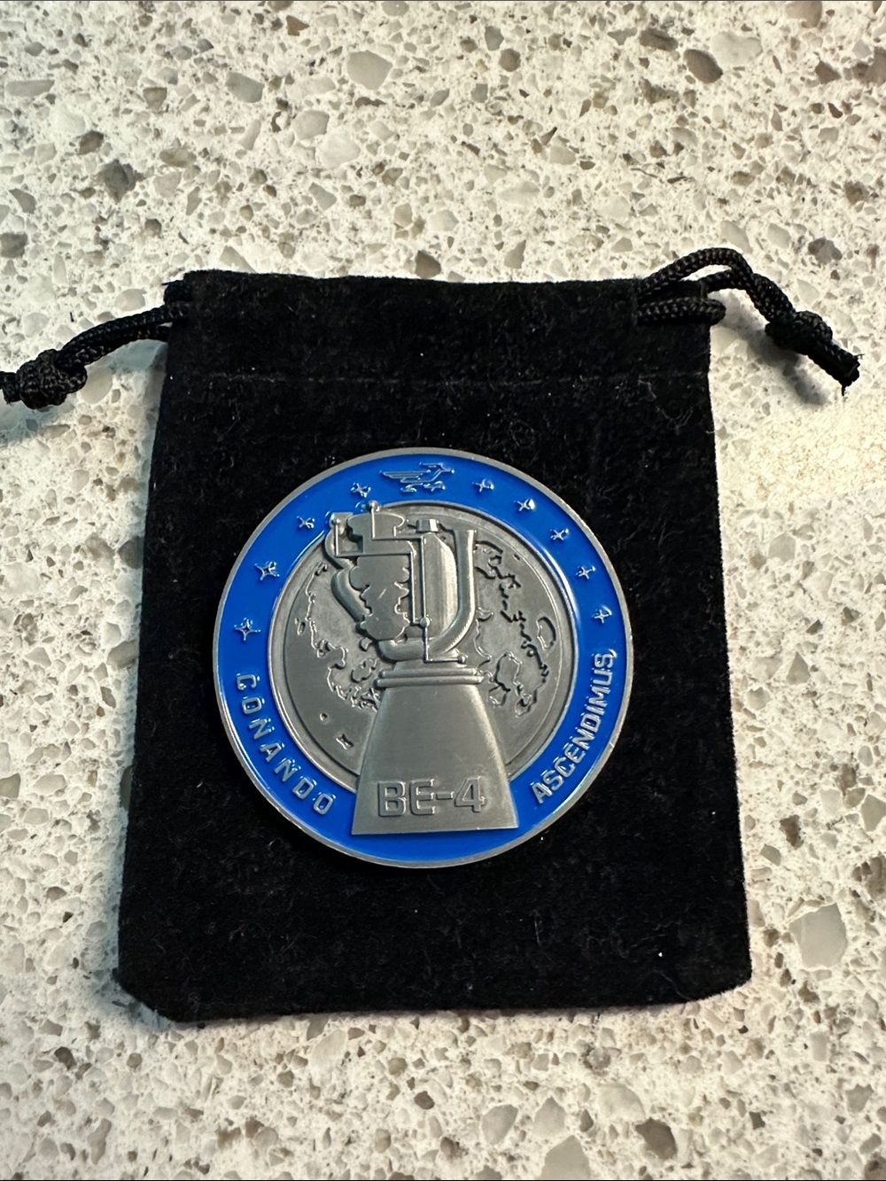 Blue Origin BE-4 Rocket Commemorative Coin
